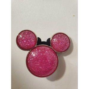 Pink Glitter Mickey Mouse Icon